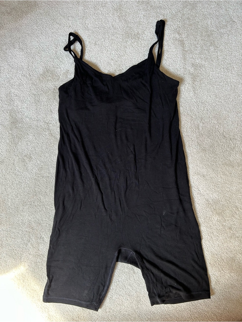 GAP Black Maternity Ribbed Tank Bodysuit